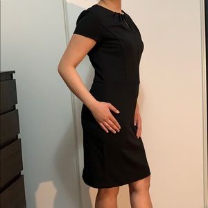 Midi Black Dress by Banana Republic
